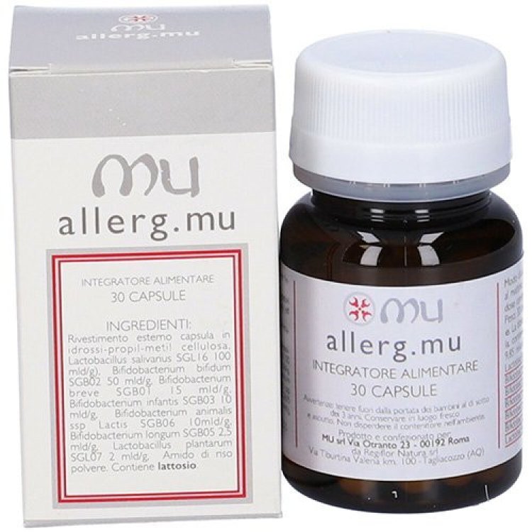 Mu Allerg Mu Integratore Probiotici Attivi per Istamina 30 Capsule