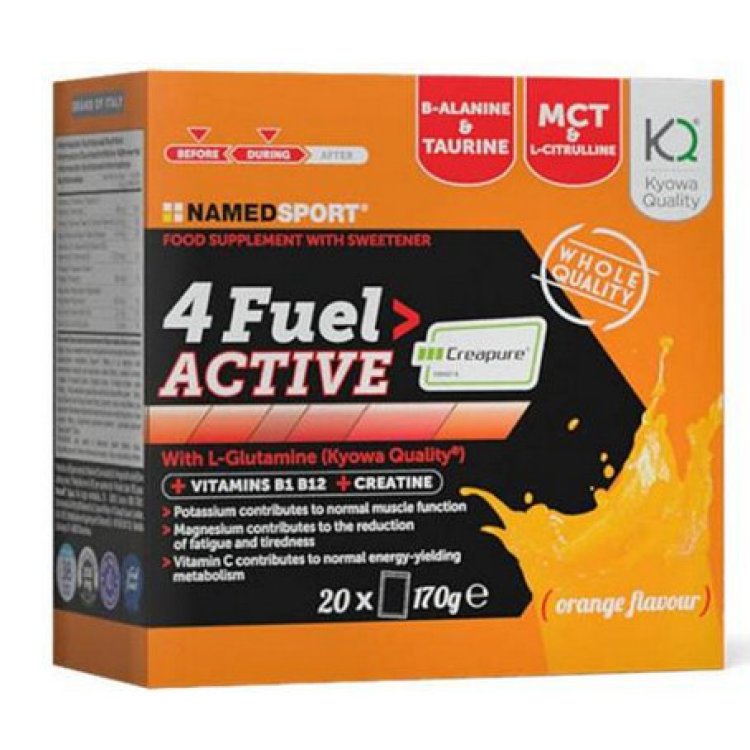 Named Sport 4 Fuel Active Integratore Energetico per Sport 20 Bustine