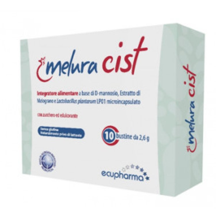 Ecupharma Melura Cist Integratore Alimentare Vie Urinarie D-Mannosio 10 Bustine