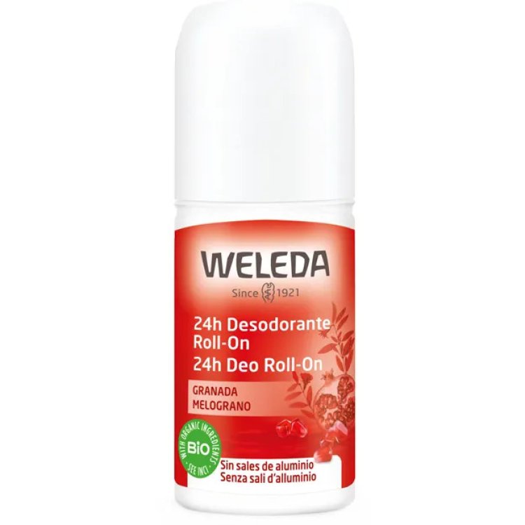 Weleda Deo Roll-On Melograno 24h Protezione Naturale 50ml Weleda Deo Roll-On Melograno 24h Protezione Naturale 50ml