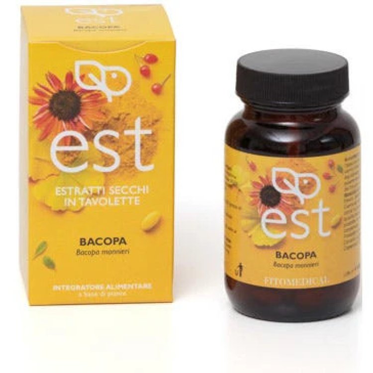 Fitomedical Bacopa Estratto Secco Integratore per Memoria e Funzioni Cognitive - 60 Tavolette Fitomedical Bacopa Estratto Secco Integratore per Memoria e Funzioni Cognitive - 60 Tavolette
