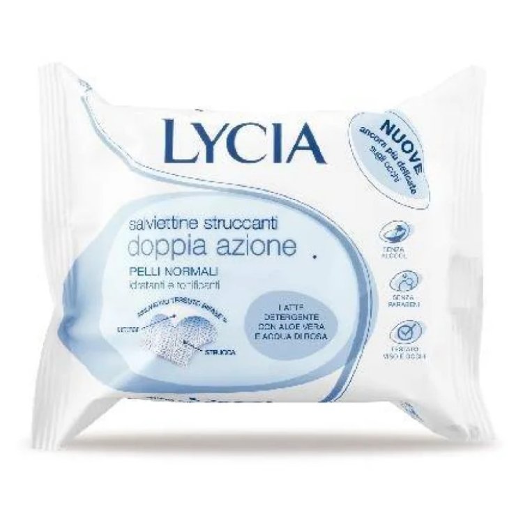 Lycia Salviette Struccanti e Detox per Pelle Normale 30 Pezzi