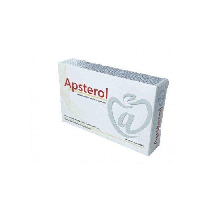 Sage Pharma Apsterol Integratore per Colesterolo e Trigliceridi 20 Compresse