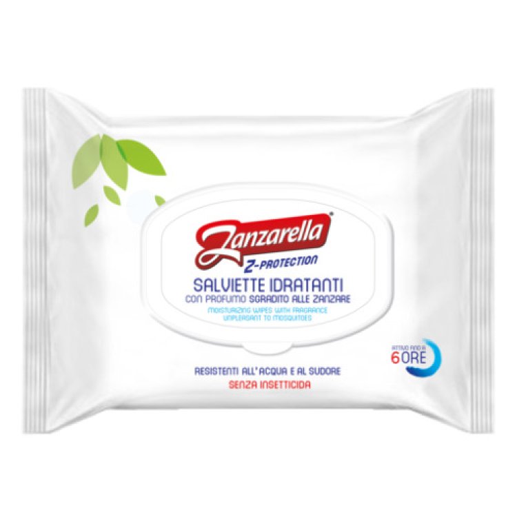 Zanzarella Salviette Antizanzare Rinfrescanti 15 Pezzi