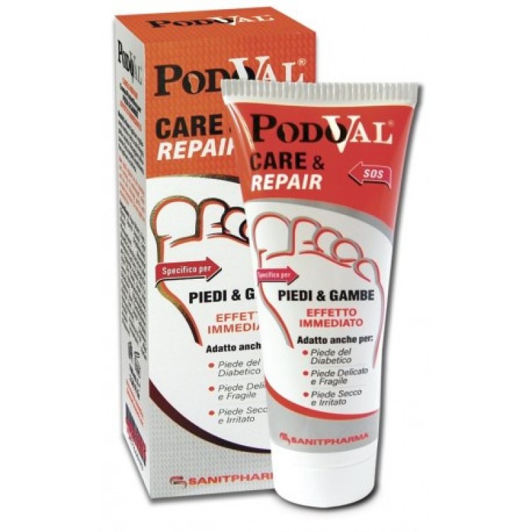 Sanitpharma Podoval Care & Repair Crema Piedi e Gambe 100 ml