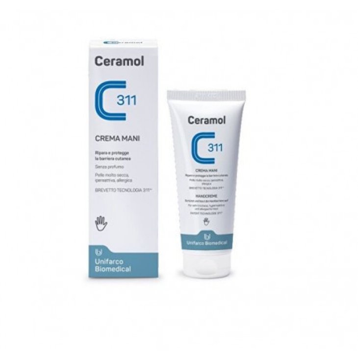 Ceramol 311 Crema Mani Riparatrice e Protettiva per Pelle Sensibile 100 ml