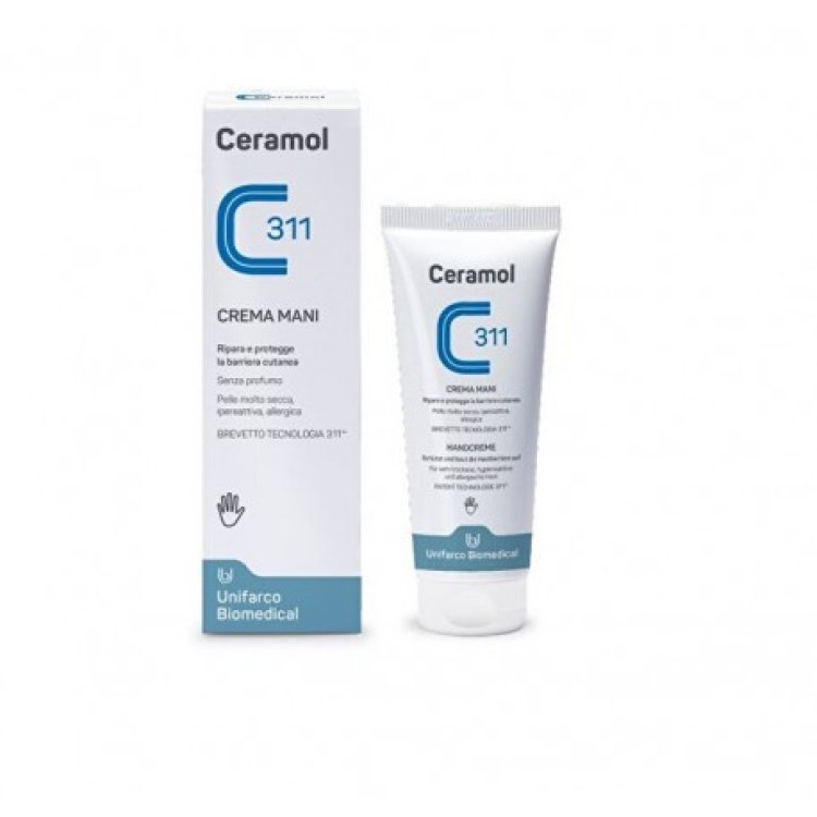 Ceramol 311 Crema Mani Riparatrice e Protettiva per Pelle Sensibile 100 ml