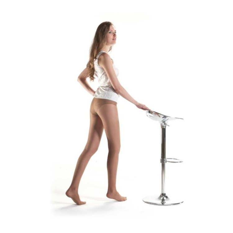 Kamila Cherie Collant Maglia Liscia Miele 100 Den Taglia 1