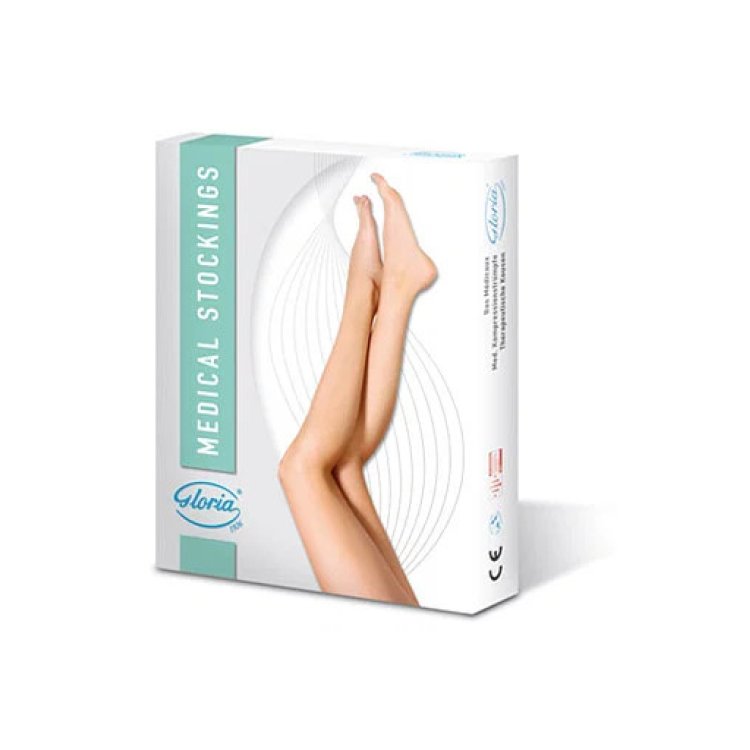 Gloria Med Cotton Evo 162 Gambaletto Corto Beige Misura Medium