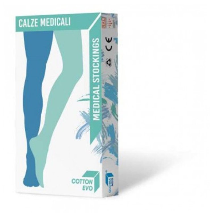 Gloria Med Cotton Evo 162 Gambaletto Lungo Max Beige Taglia Extra Large