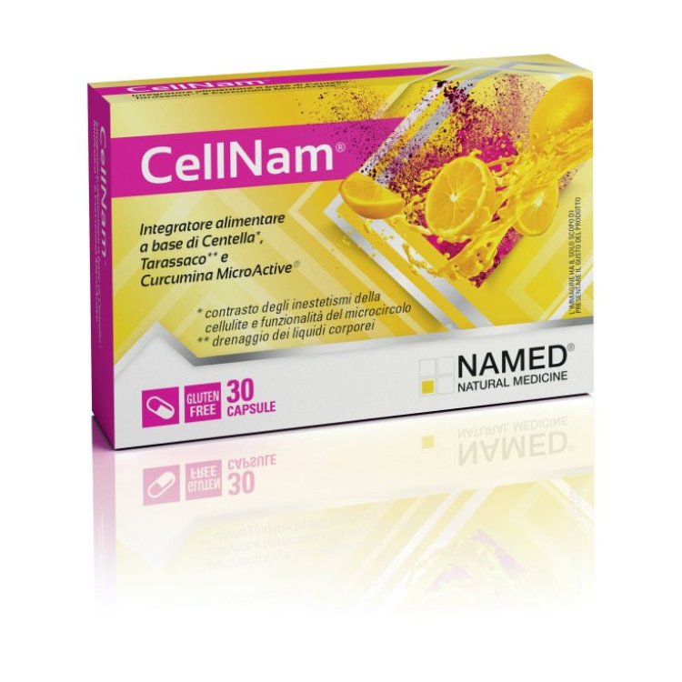 Named CellNam Integratore Alimentare Anti-Cellulite in Capsule, 30 Unit&agrave;