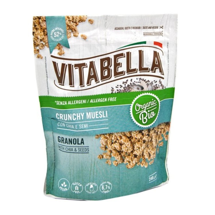 Vitabella Muesli Croccante con Chia e Semi Senza Glutine 240g