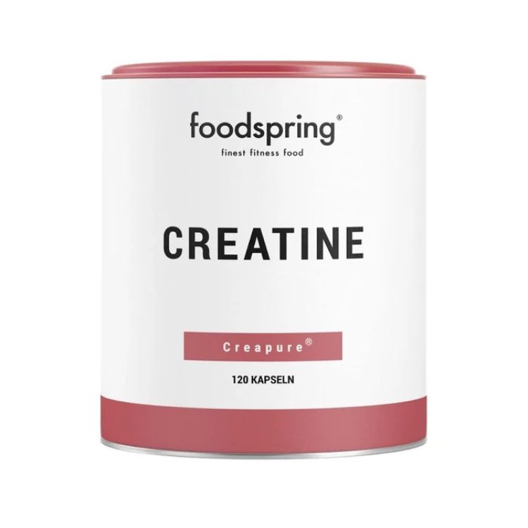 Foodspring Creatina Integratore per Sportivi 120 Capsule