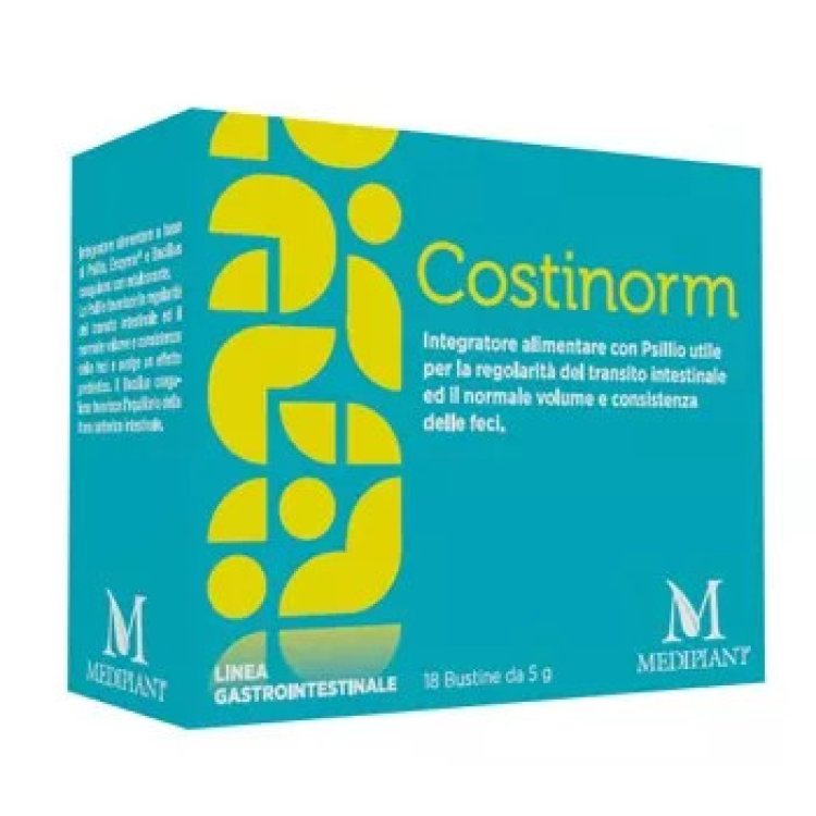 Mediplant Costinorm Integratore Benessere Intestinale in Bustine, 18 pezzi