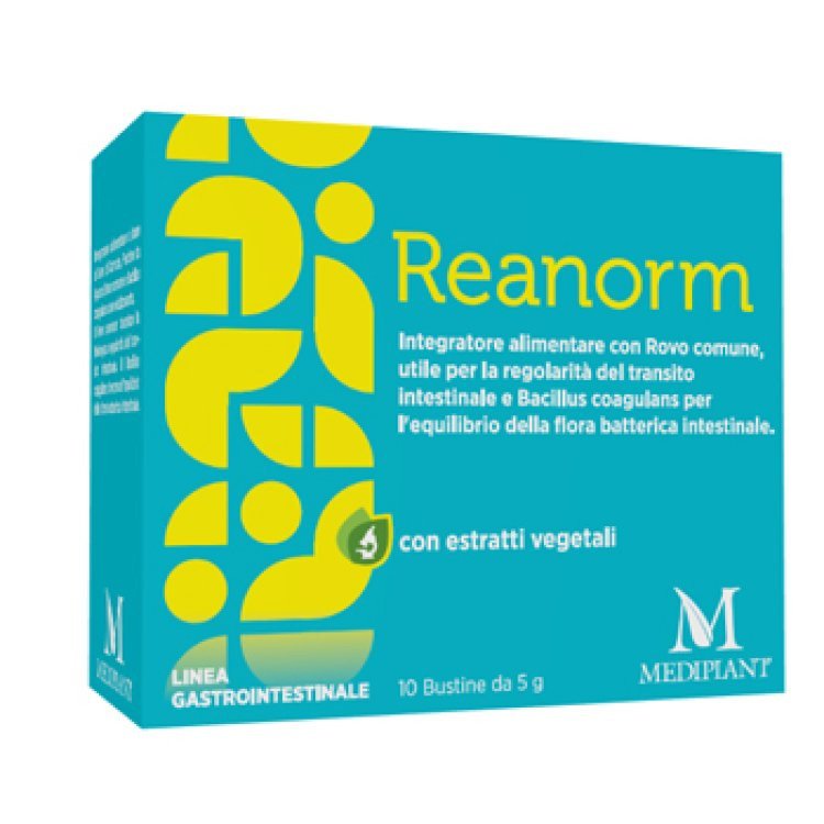 Mediplant Reanorm Integratore per Regolarit&agrave; Intestinale - 10 Bustine