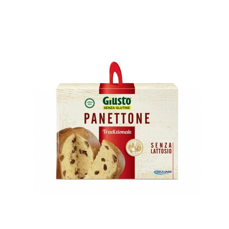 Giusto Panettone Senza Glutine Uvetta Ideale per Celiaci 500g