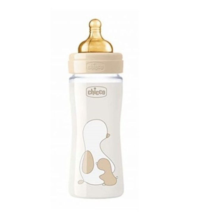 Chicco Biberon Original Touch Vetro 240ml con Tettarella Caucci&ugrave;