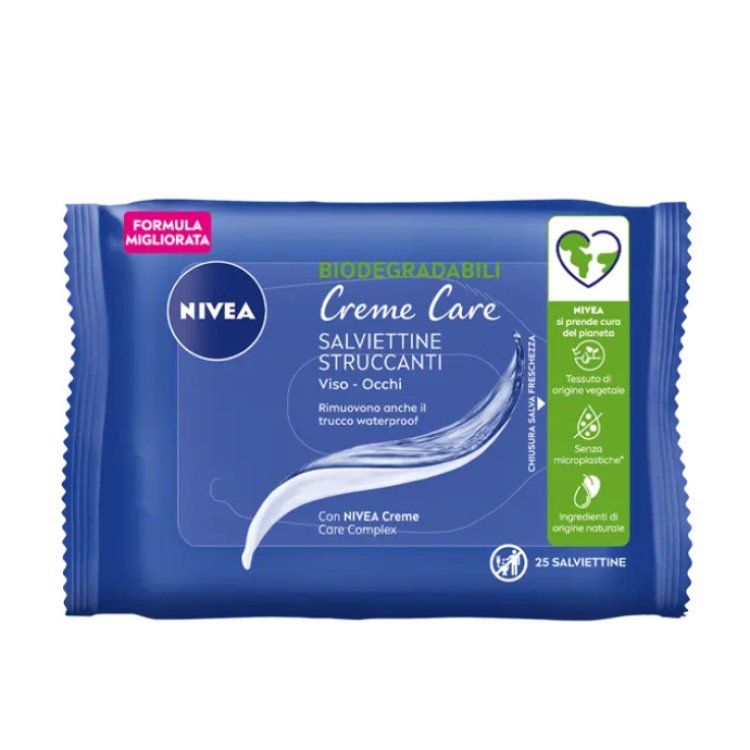 Nivea Creme Care Salviettine Struccanti Viso Detergenti 25pz