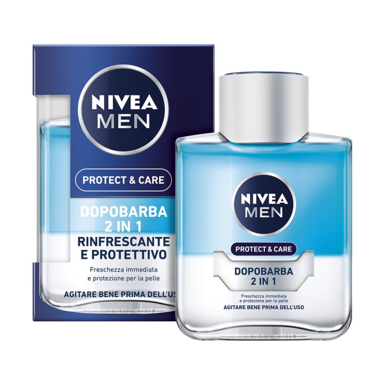 Nivea Protect & Care Lozione Dopobarba 2 in 1 Rinfrescante 100 ml