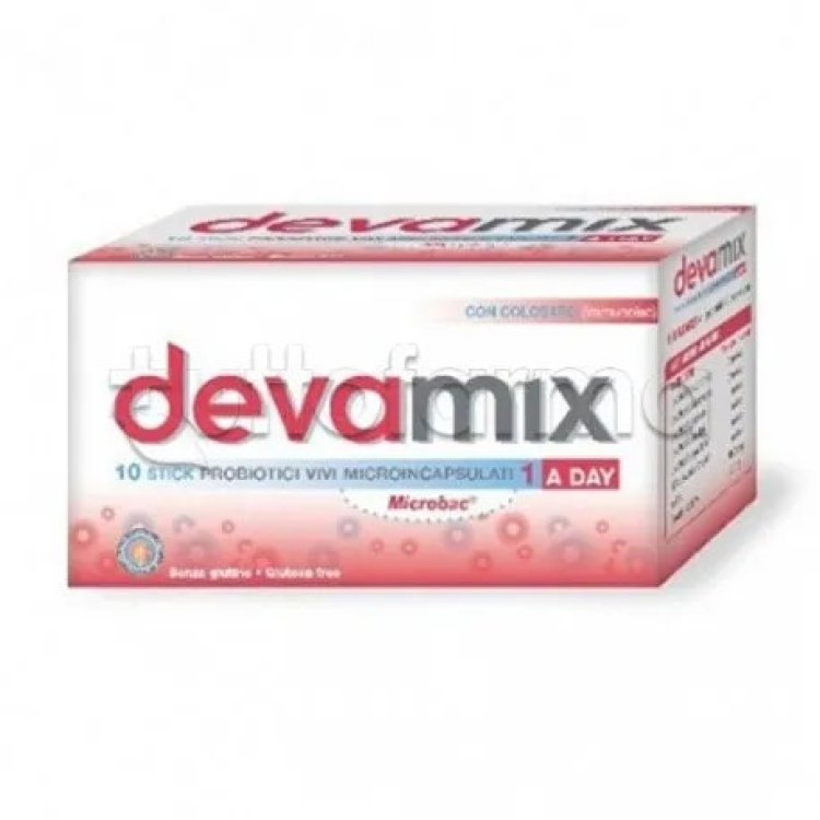 Tfarma Devamix Integratore Benessere Intestino 10 Stick Tfarma Devamix Integratore Benessere Intestino 10 Stick