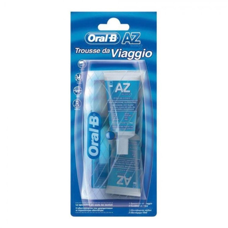 Oral-B Trousse da Viaggio Spazzolino e Dentifrici