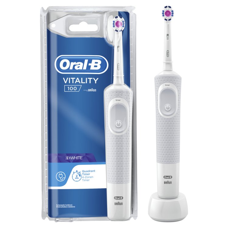 Oral-B Vitality Pro White Spazzolino Elettrico Rotante Oscillante Ricaricabile