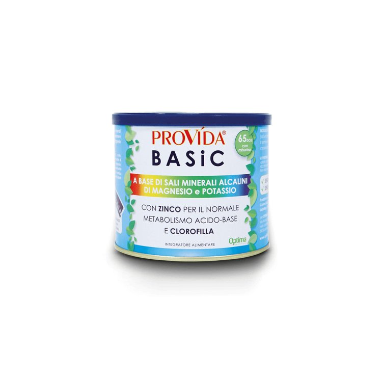 Optima Naturals Provida Basic Integratore Alcalino per il Metabolismo 260g