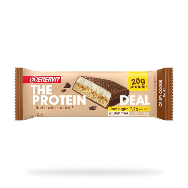 Enervit Protein Deal Barretta Proteica Cookie Low Sugar 55g Enervit Protein Deal Barretta Proteica Cookie Low Sugar 55g