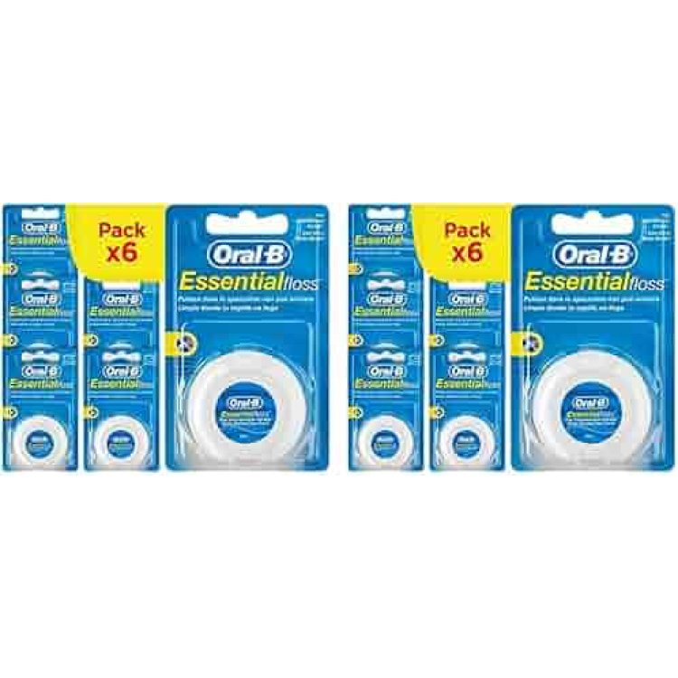 Oral-B Essential Floss Filo Interdentale Cerato Menta 2 x 50 m