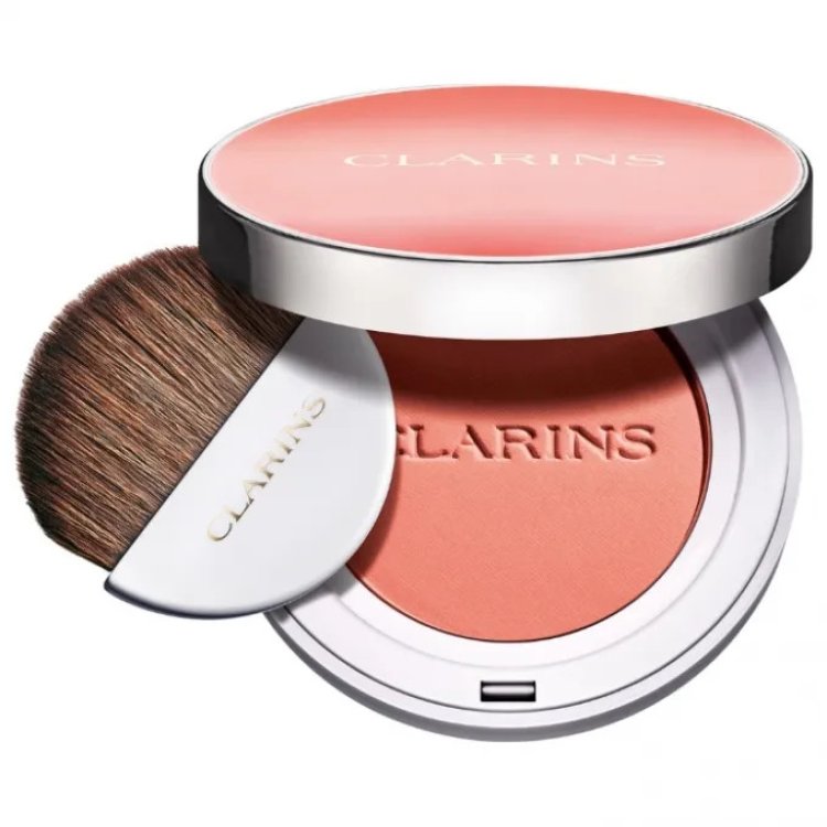 Clarins Joli Blush 06 Cheeky Coral Fard Compatto Luminosità Lunga Tenuta