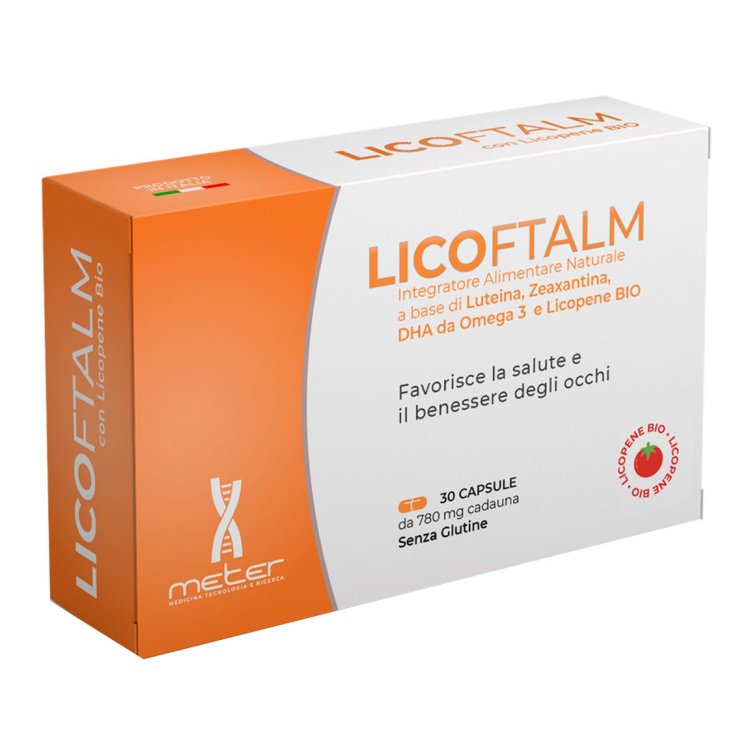 Meter Licoftalm Integratore per la Vista con Luteina Zeaxantina DHA 30 Capsule