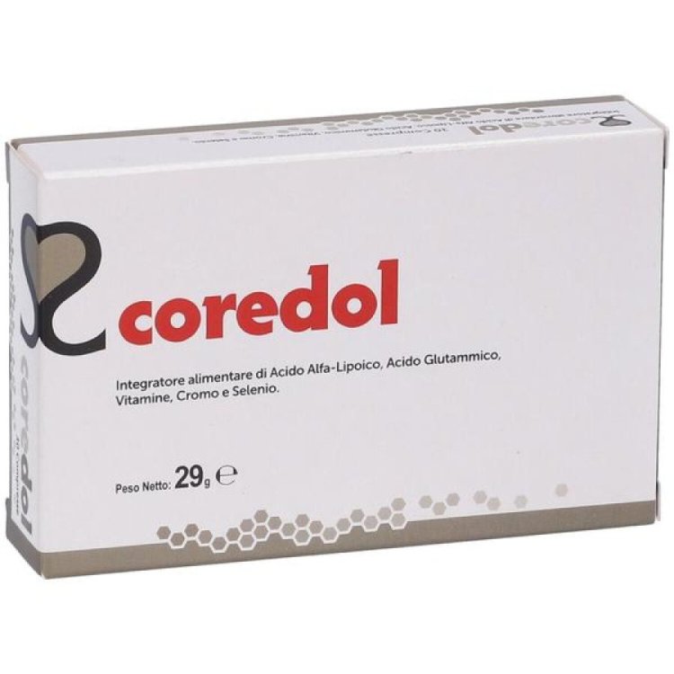 Essecor Coredol Integratore Alimentare Acido Alfa Lipoico Vitamine 30 Compresse