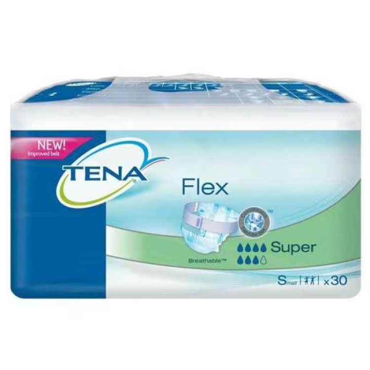Tena Flex Super Pannolone a Cintura Small 30 Pezzi