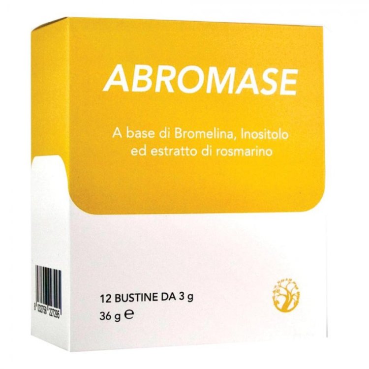 Abros Abromase Integratore Alimentare Bromelina Antinfiammatorio 12 Bustine