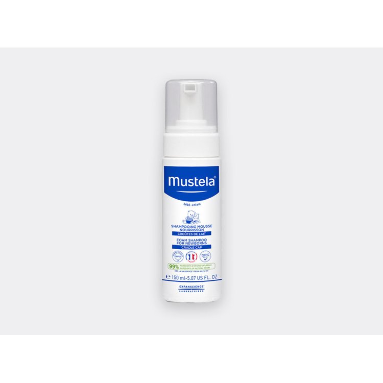 Mustela Shampoo Mousse Neonato Anti Crosta Lattea 150 ml