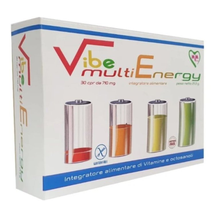 MVM Pharma Vibe Multi Energy Integratore Multivitaminico Antiossidante Energetico 30 Compresse MVM Pharma Vibe Multi Energy Integratore Multivitaminico Antiossidante Energetico 30 Compresse