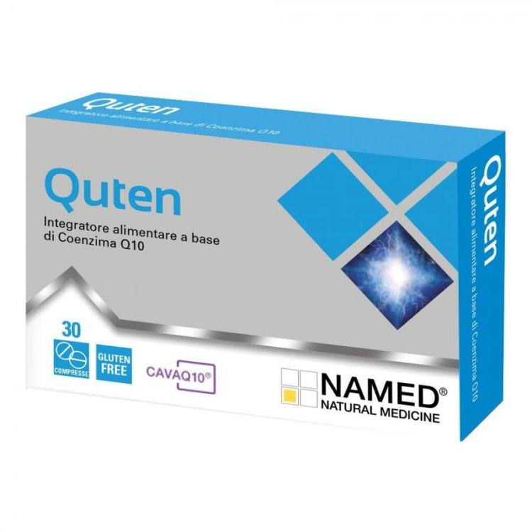 Named Quten Integratore Alimentare Coenzima Q10, 30 Compresse