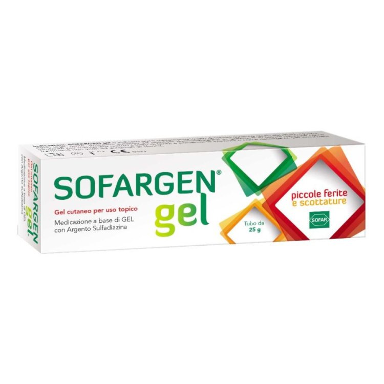 Sofargen Gel Argento Sulfadiazina per Lesioni Cutanee Tubo 25 g