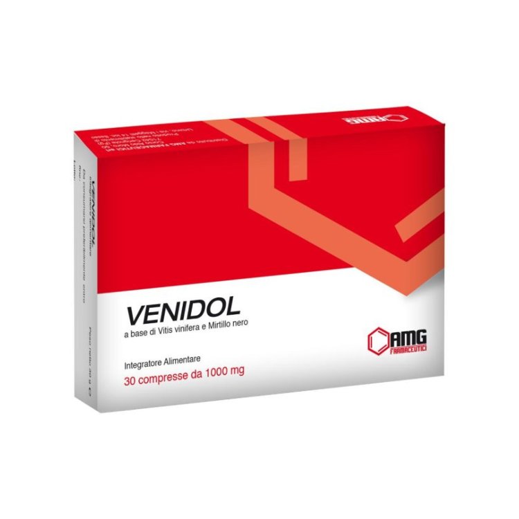 Amg Farmaceutici Venidol Integratore Vitis Vinifera Mirtillo Microcircolazione 30 Compresse Amg Farmaceutici Venidol Integratore Vitis Vinifera Mirtillo Microcircolazione 30 Compresse
