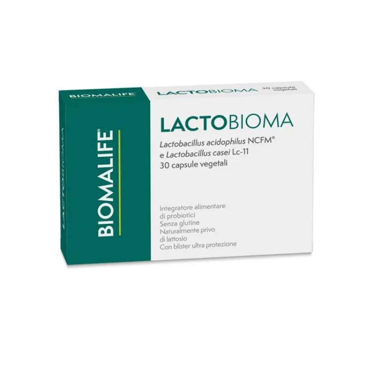 Unifarco Biomalife Lactobioma Integratore per Flora Intestinale 30 Capsule