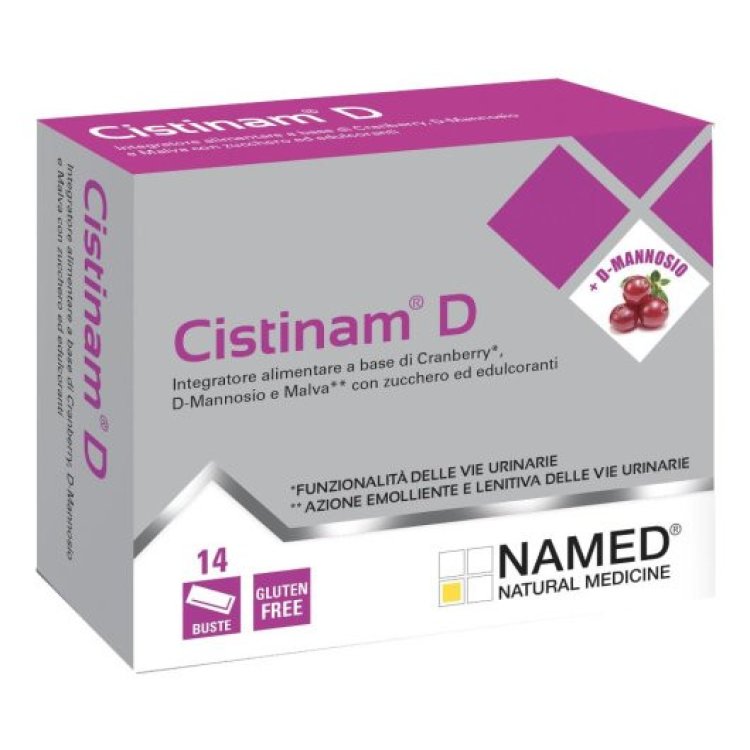 Named Cistinam D Integratore Alimentare per Vie Urinarie in Bustine