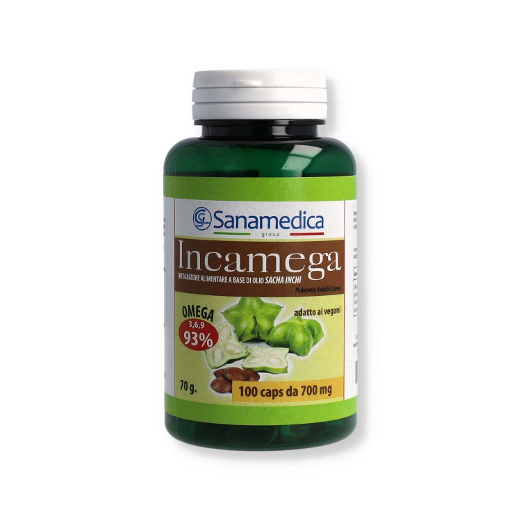 Sanamedica Incamega 100 Opr Softgel Integratore Olio Sacha Inchi 100 Capsule