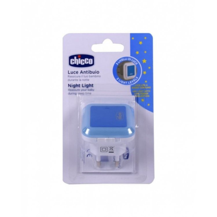 Chicco Luce Notturna LED Antibuio Senza Sensore Risparmio Energetico 1 Pezzo