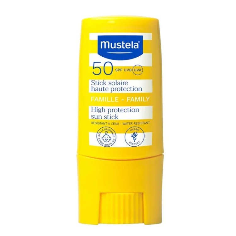 Mustela Stick Solare Viso e Labbra SPF50+ Protezione Molto Alta Neonati Bambini Mustela Stick Solare Viso e Labbra SPF50+ Protezione Molto Alta Neonati Bambini