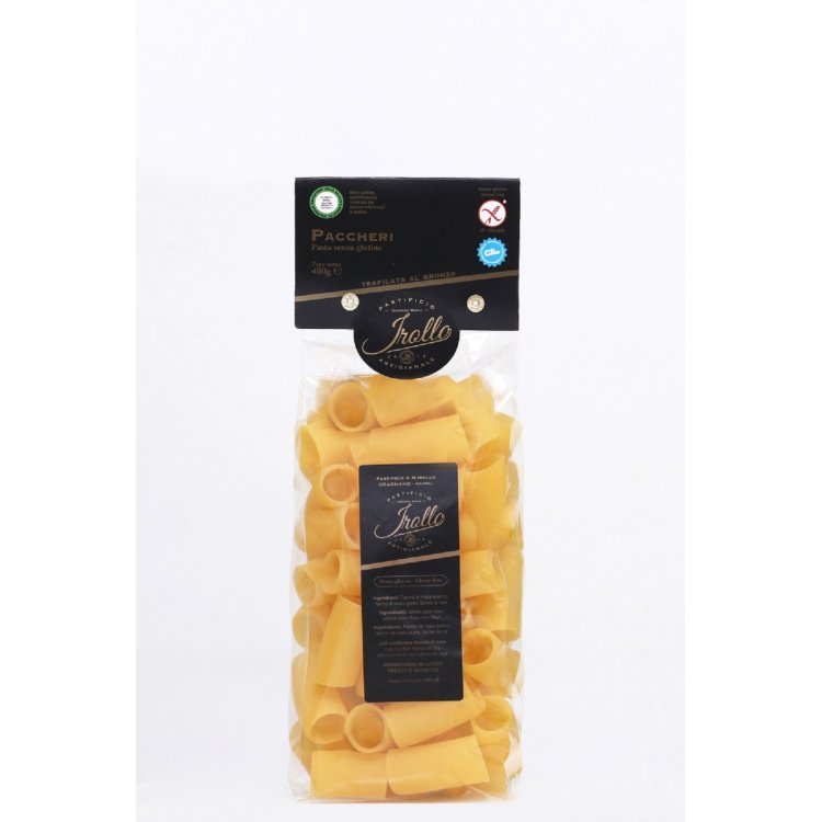 Nunima Irollo Paccheri Pasta Corta Senza Glutine Farina di Mais 250g Nunima Irollo Paccheri Pasta Corta Senza Glutine Farina di Mais 250g