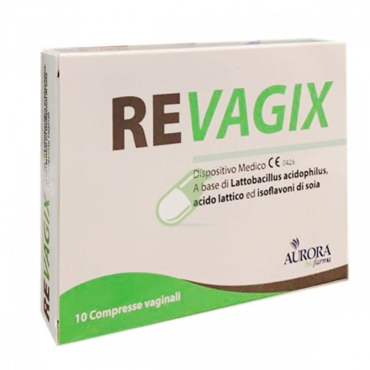 Aurora Revagix Compresse Vaginali per Microflora Vaginale 10 Pezzi