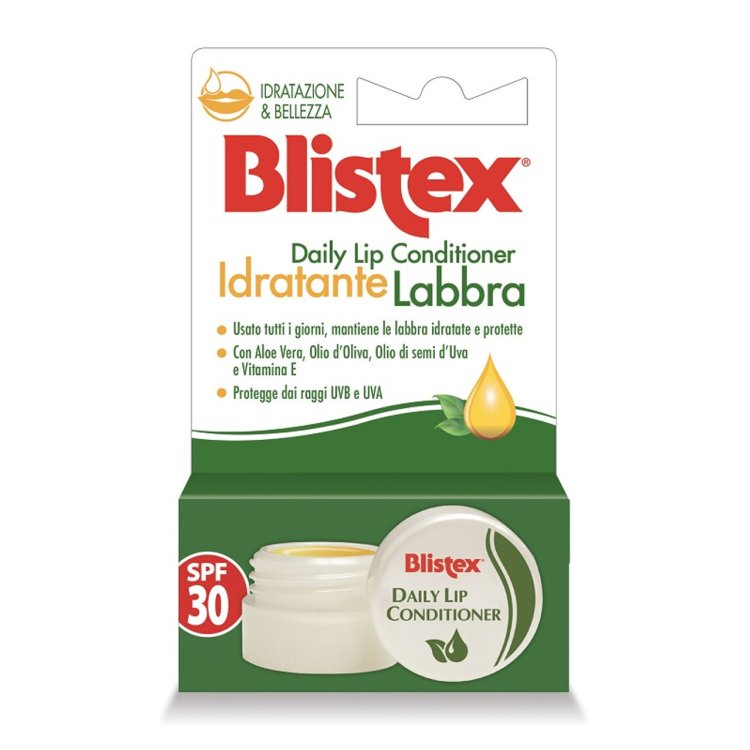 Blistex Idratante Labbra SPF30 Balsamo Labbra con Aloe Vera Vaso 7ml