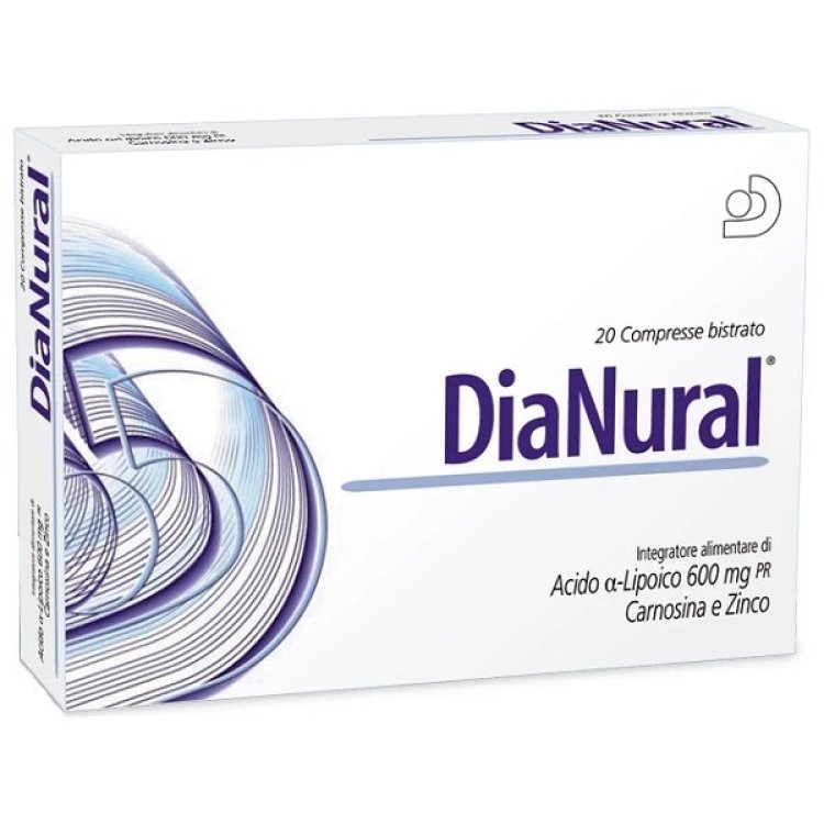 Difass DiaNural Integratore per Sistema Nervoso con Acido Lipoico 20 Compresse