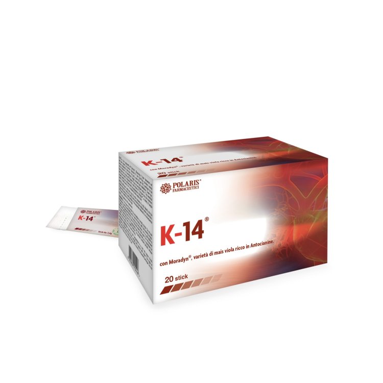 Polaris K14 Integratore Colesterolo in Stick Orosolubili, 20 Pezzi