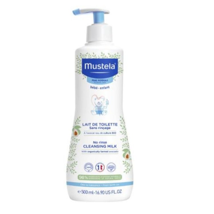 Mustela Latte di Toilette Viso e Corpo Pelle Normale Ipoallergenico 500ml